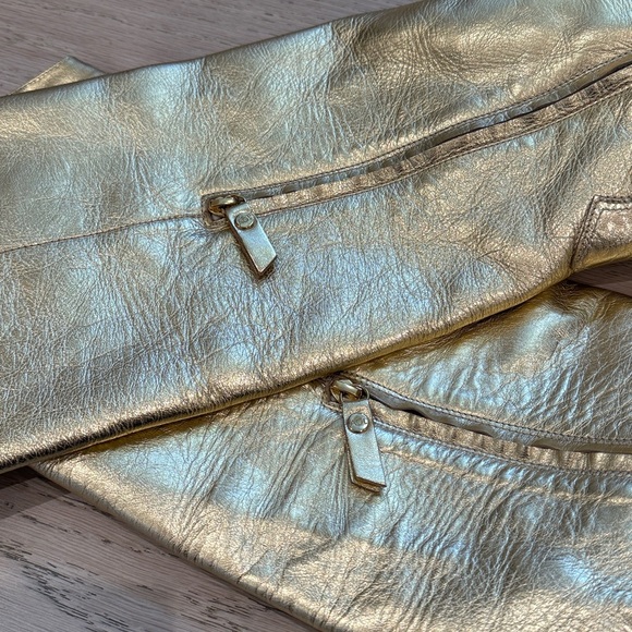 AGL Letizia Western Boot in Platino Gold Size 39 | New Without Box - Picture 6 of 13